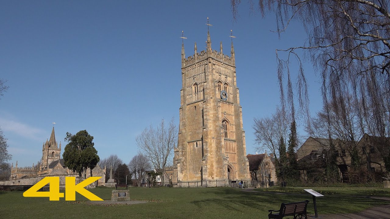 Evesham Walk: Town Centre【4K】