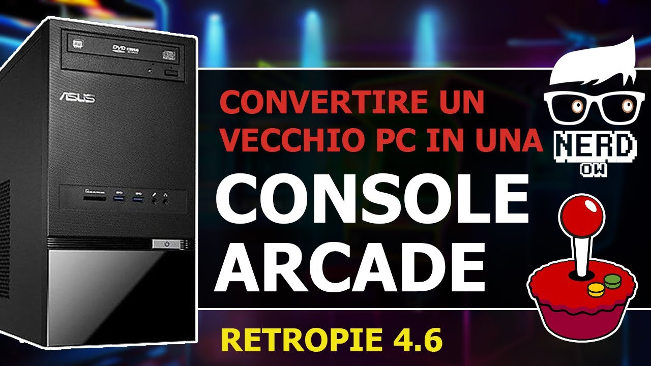 Come convertire un vecchio pc in una CONSOLE ARCADE. Guida completa RetroPie