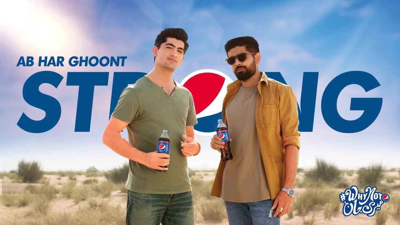 Strong Pepsi x Why Not Meri Jaan | Ab Har Ghoont Strong ft. Babar Azam, Naseem Shah