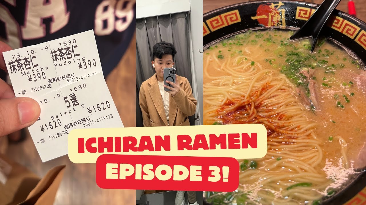 Ichiran Ramen Experience in Tokyo! Hotel Room tour in Narita.