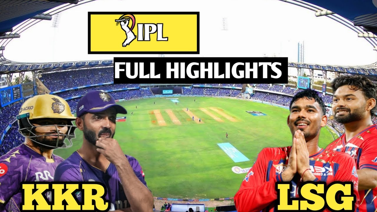 KKR VS LSG HIGHLIGHTS IPL 2026 ||  kkr vs lsg match highlights 