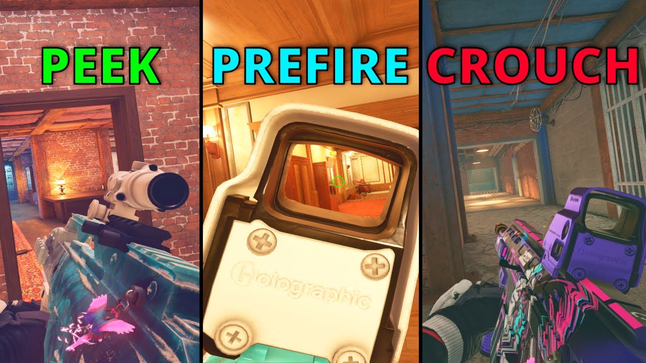 Когда следует выглядывать, стрелять заранее и приседать в Rainbow Six Siege