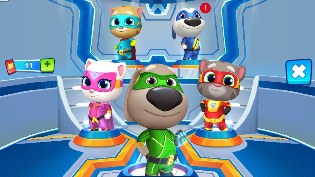 TALKING TOM HERO DASH - BEN ANDROID GAMEPLAY