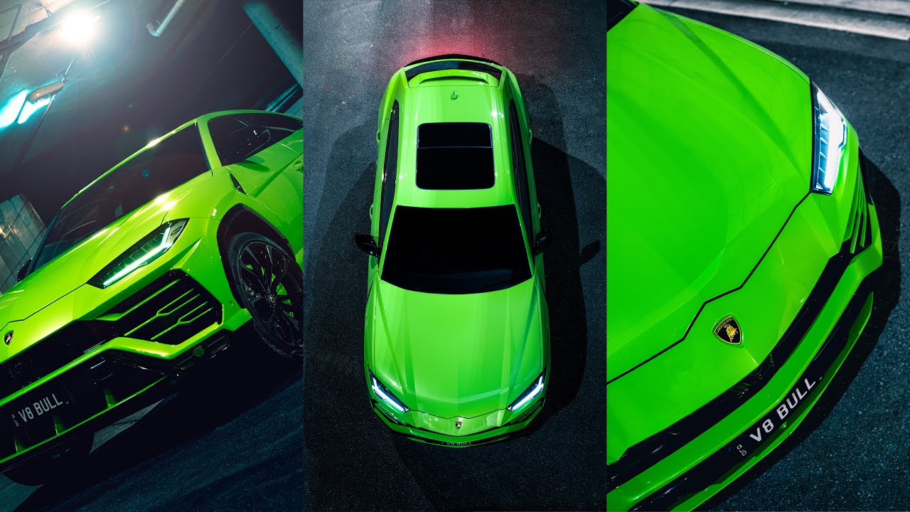 VIBRANT CAR PHOTOGRAPHY | Verde Mantis Lamborghini Urus