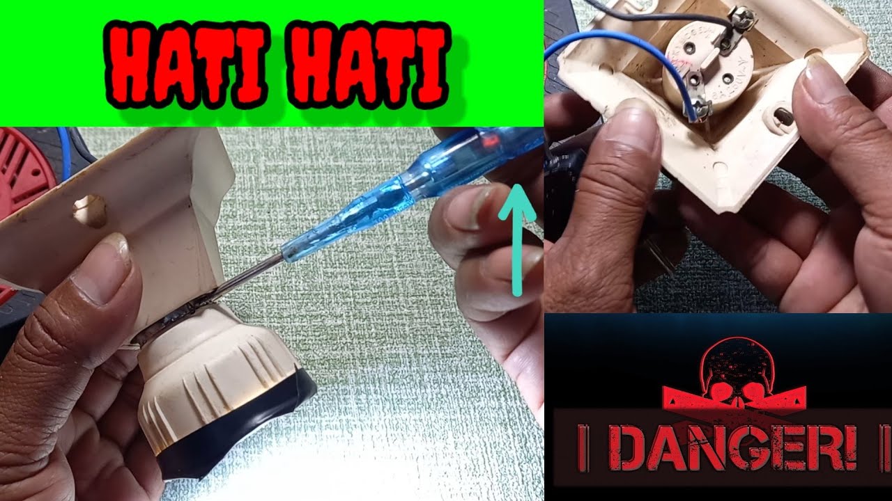 pemasangan kabel fiting lampu💡