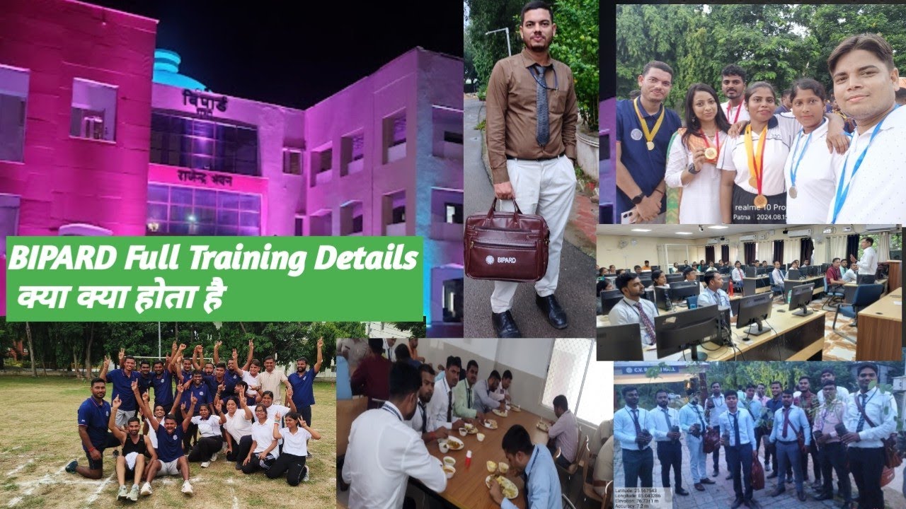 BIPARD My Training Full Details After 1 month!BIPARD में मेरा प्रशिक्षण bahut Hard😔😭Full Day Routine