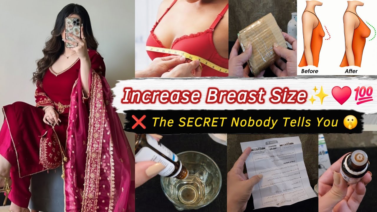 How to Increase Breast Size Naturally ✨️ Breast Enhancing & Enlargement | arooj bee