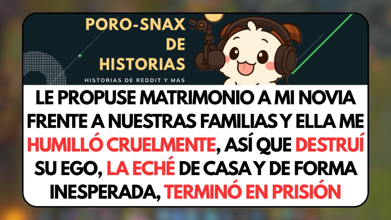 Le Propuse Matrimonio a mi Novia Frente a Nuestras Familias y ella me Humilló... Historias de Reddit