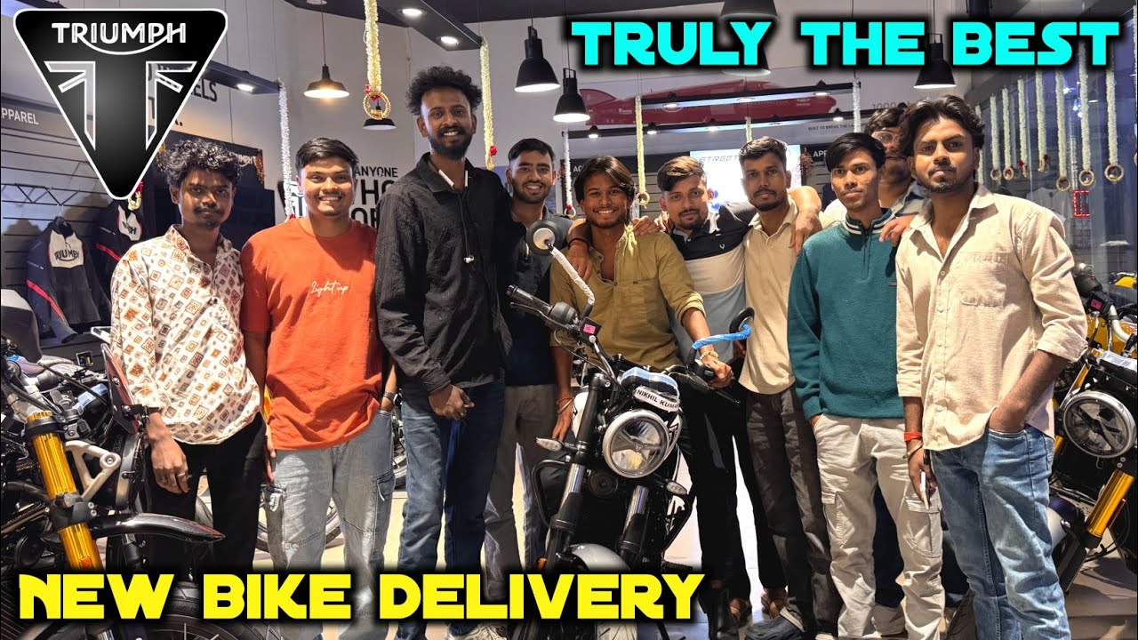 Finally new bike ki delivery leli😁| Triumph😍| Dream come true 👍| Best triumph bike in budget 