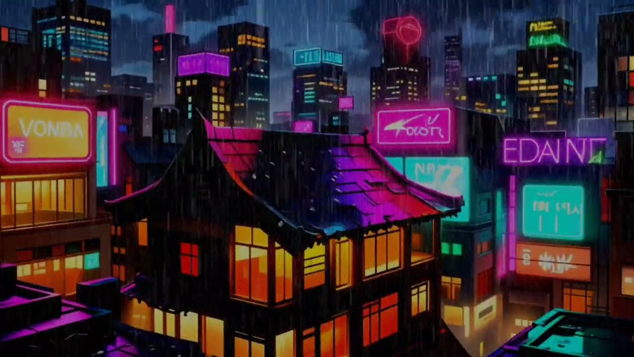 Japanese Lofi Rain for Studying, Working & Deep Focus