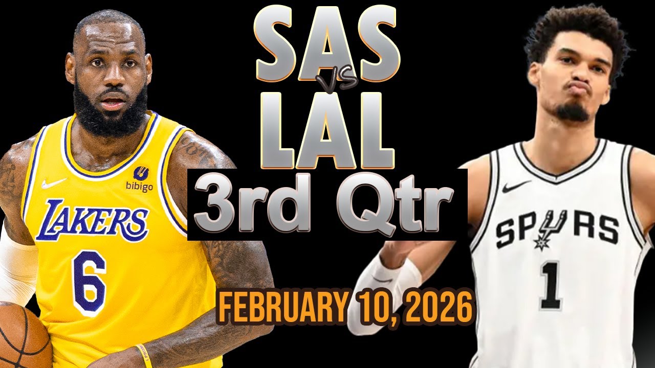San Antonio Spurs vs Los Angeles Lakers 3rd Quarter Part 1 Highlight - FEB 10, 2026