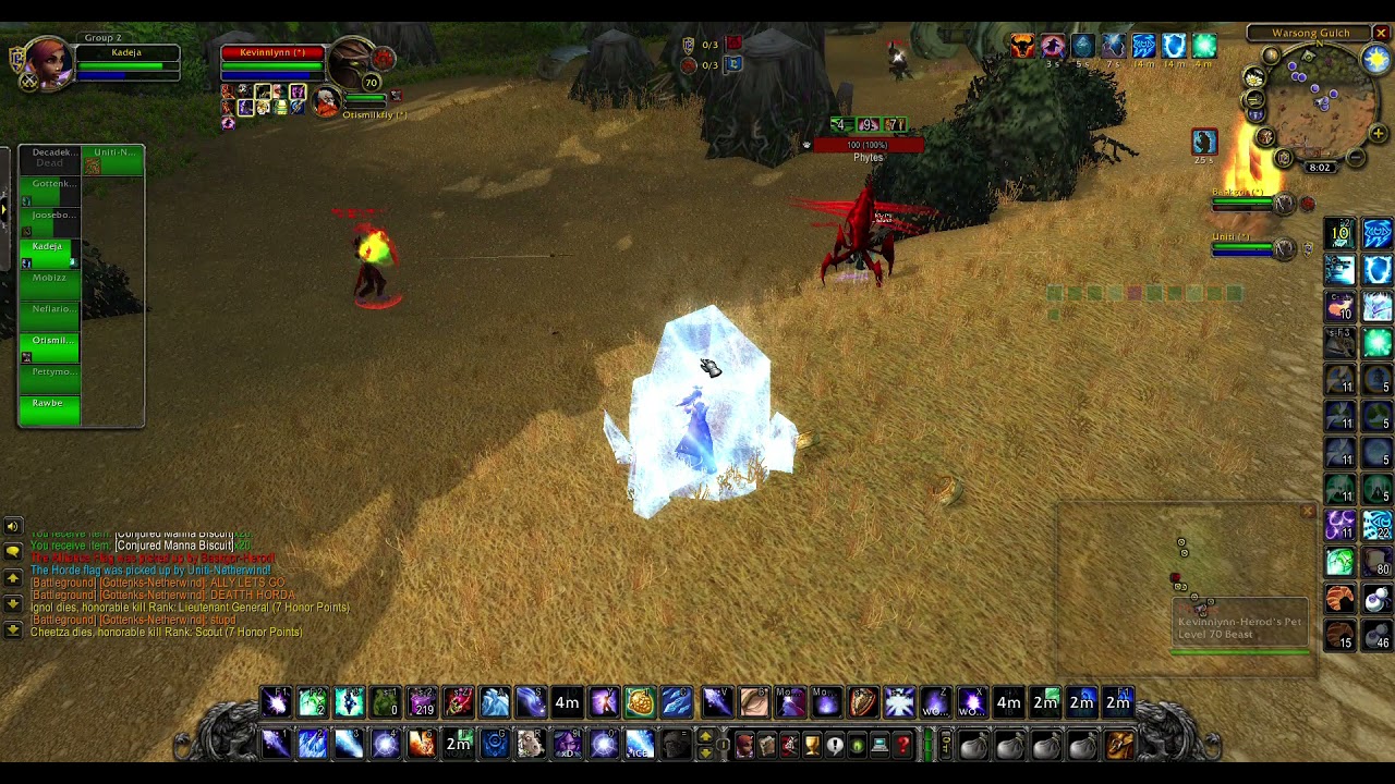 Noob Frost Mage Shatter Crits: WoW TBC Classic Frost Mage Battleground and World PvP