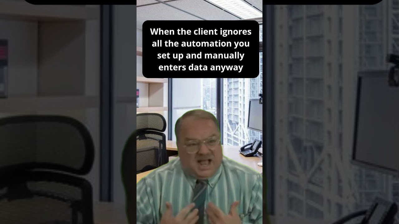 Automation was a gift... but they said 'nah.' #WorkflowStruggles #EfficiencyLost #TechVsHumans