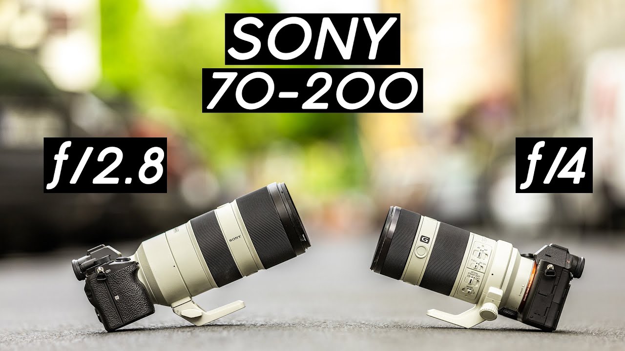 Sony 70-200mm f2.8 G-Master VS f4 G | der Teleobjektiv-Vergleich | Sony A7R IV & A7 III