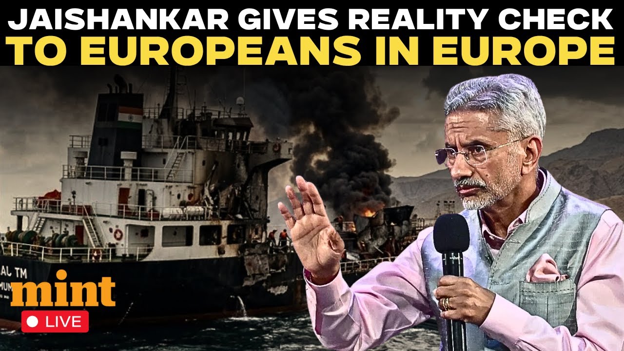 Jaishankar Speech LIVE: 'US Asked Us To Buy Russian Oil' Jaishankar Blasts Western Double Standards
