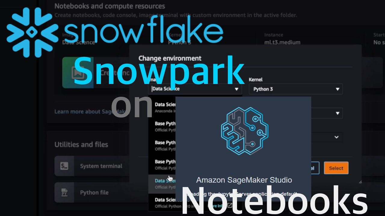 [roncoejr: Snowflake - Snowpark on Amazon Sagemaker Studio Notebooks]