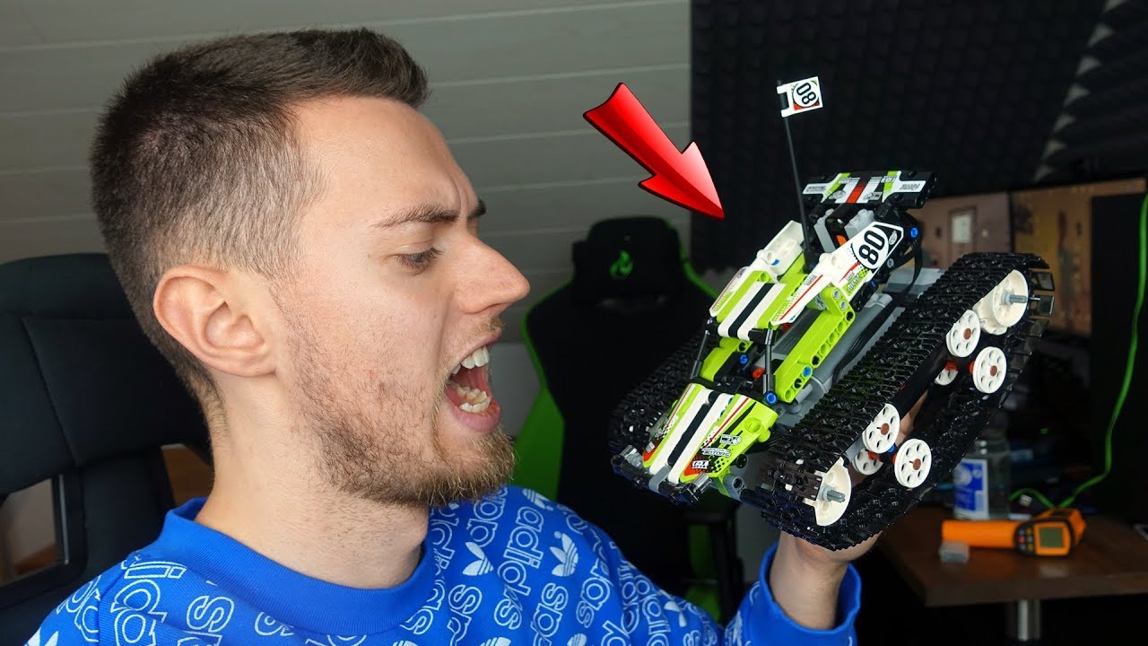 LEGO TECHNIK - Ferngesteuerter Tracked Racer im Aufbau und Test mit ALEKS!