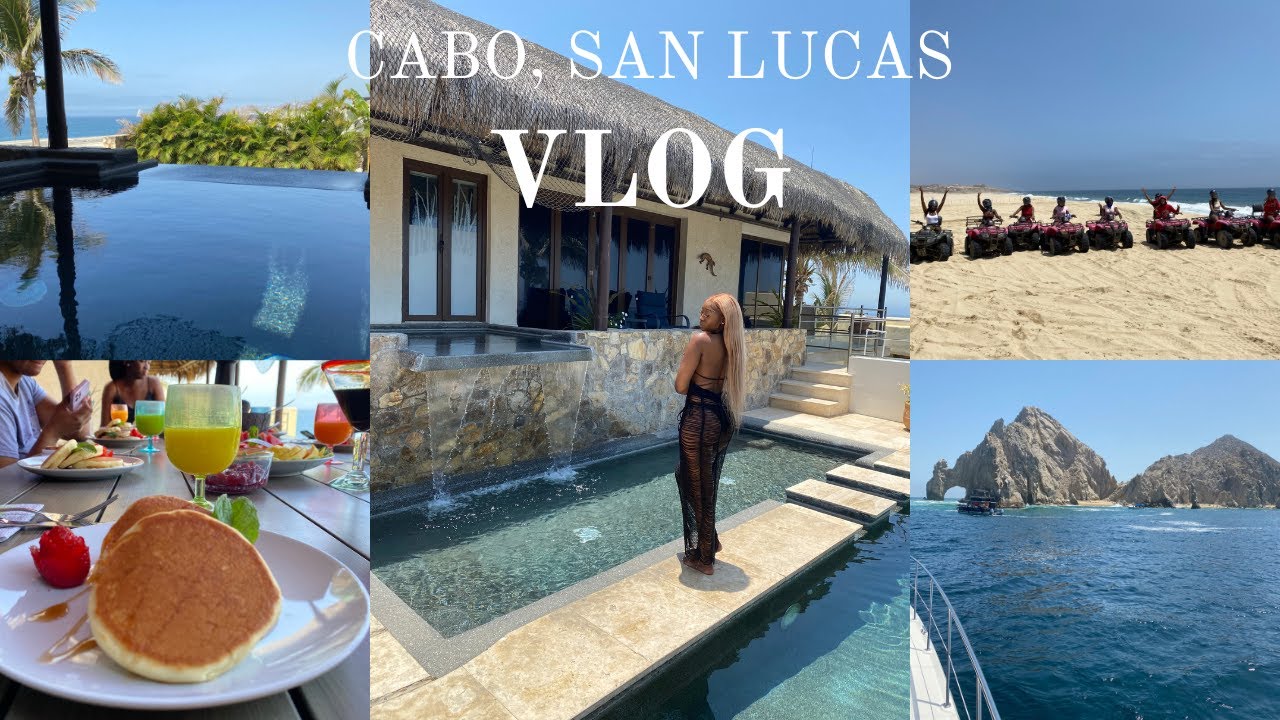 CABO SAN LUCAS VLOG | LUXURY GIRLS TRIP | ATV + HORSEBACK RIDING | PRIVATE YATCH | PRIVATE CHEF -PT1