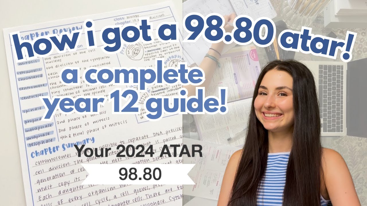 How I Got A 98.80 ATAR and Dux | My Ultimate Year 12 Success Guide + Study Tips!