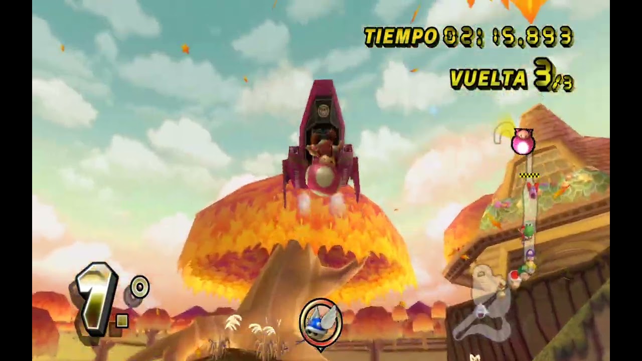 Mario Kart Wii Gameplay ( Toadette)