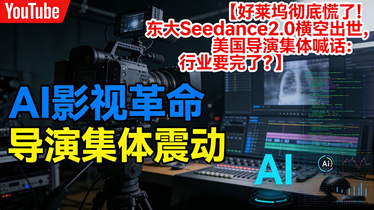 颠覆全球影视圈！中国Seedance2.0实测封神，比Sora还强？好莱坞垄断要破了#Seedance2.0#好莱坞AI危机#中国AI崛起#一人即剧组#AI影视时代#字节跳动新科技#Seedance2