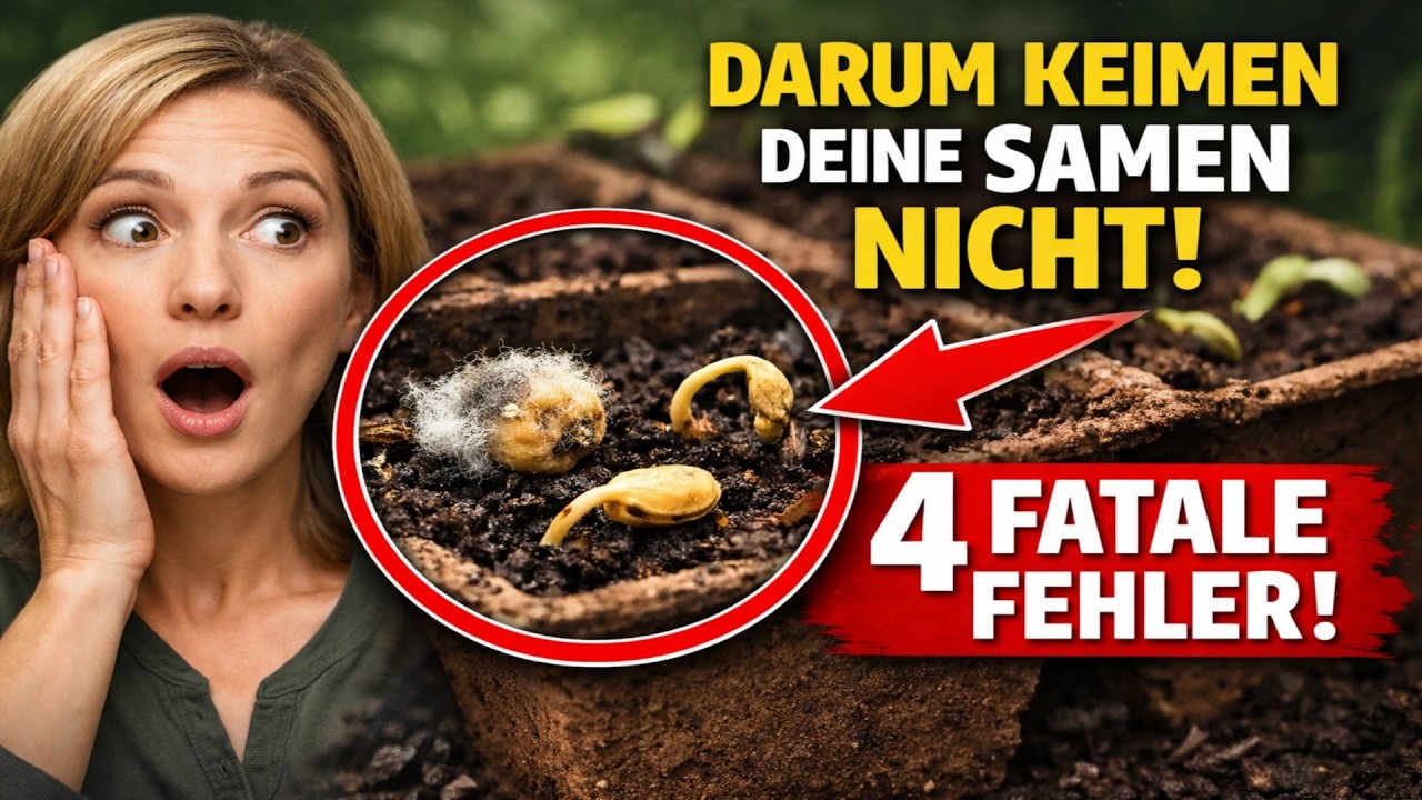 Darum keimen Ihre Samen NICHT! 🌶️ 4 fatale Fehler & wie Sie sie beheben