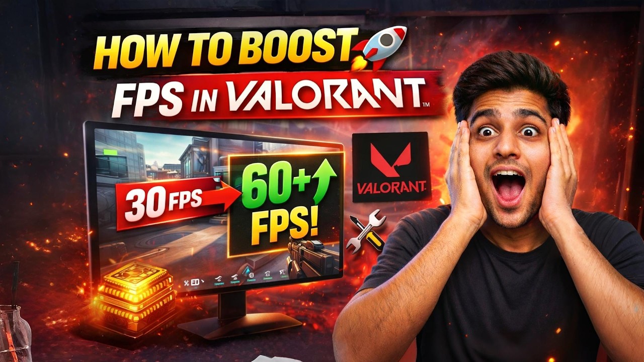 How To Boost FPS In Valorant 🔥 (Low-End PC) | 30 FPS to 60+ FPS | No Lag 2026 ||