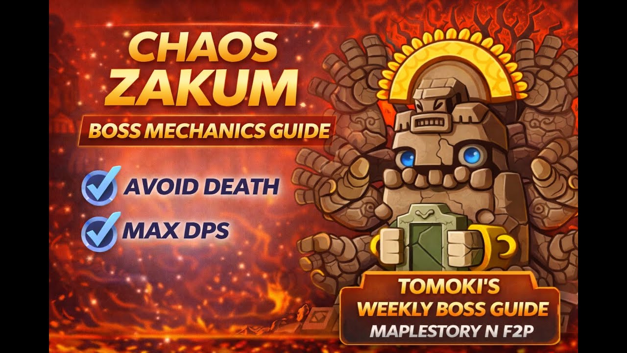 Chaos Zakum Boss Guide | Easy Solo Mechanics F2P