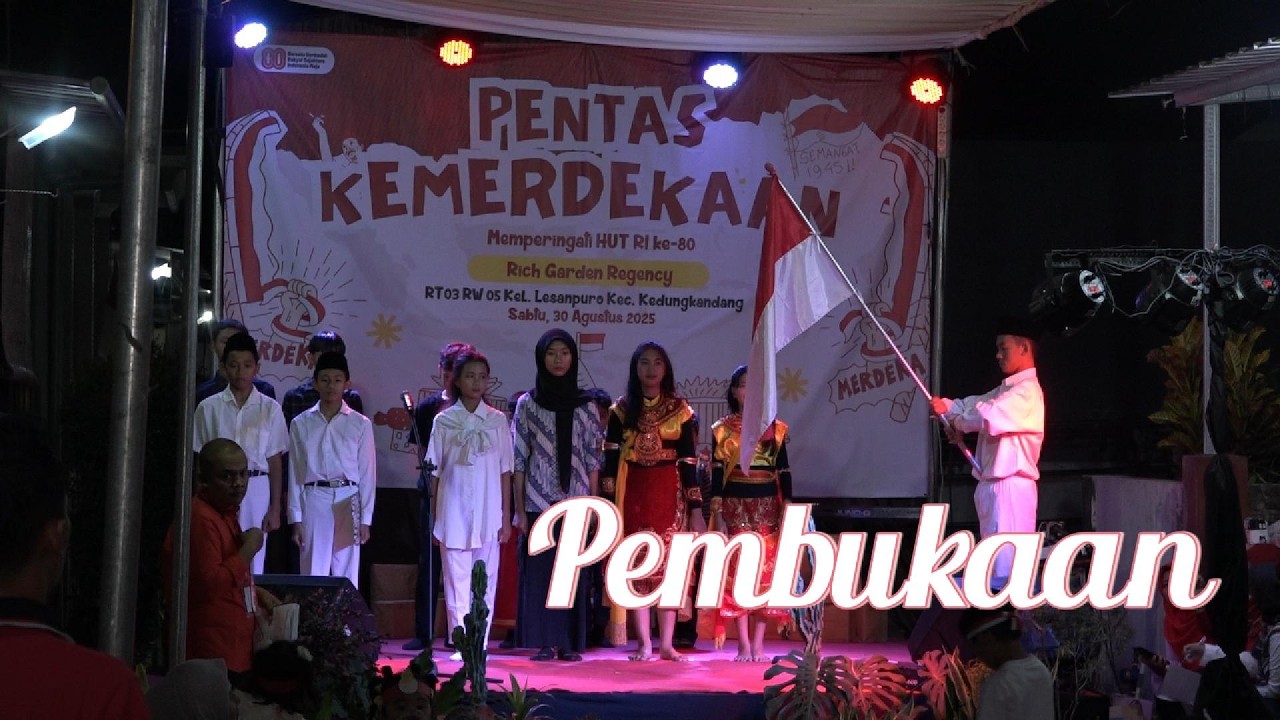 #1 - Pembukaan Kirab, Proklamasi, Indonesia Raya