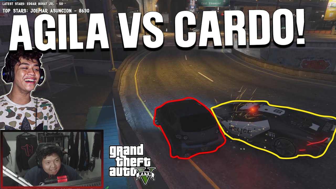 AGILA VS CARDO KALANSAY! | NAHULI NA!? | GTA V Billionaire City RP