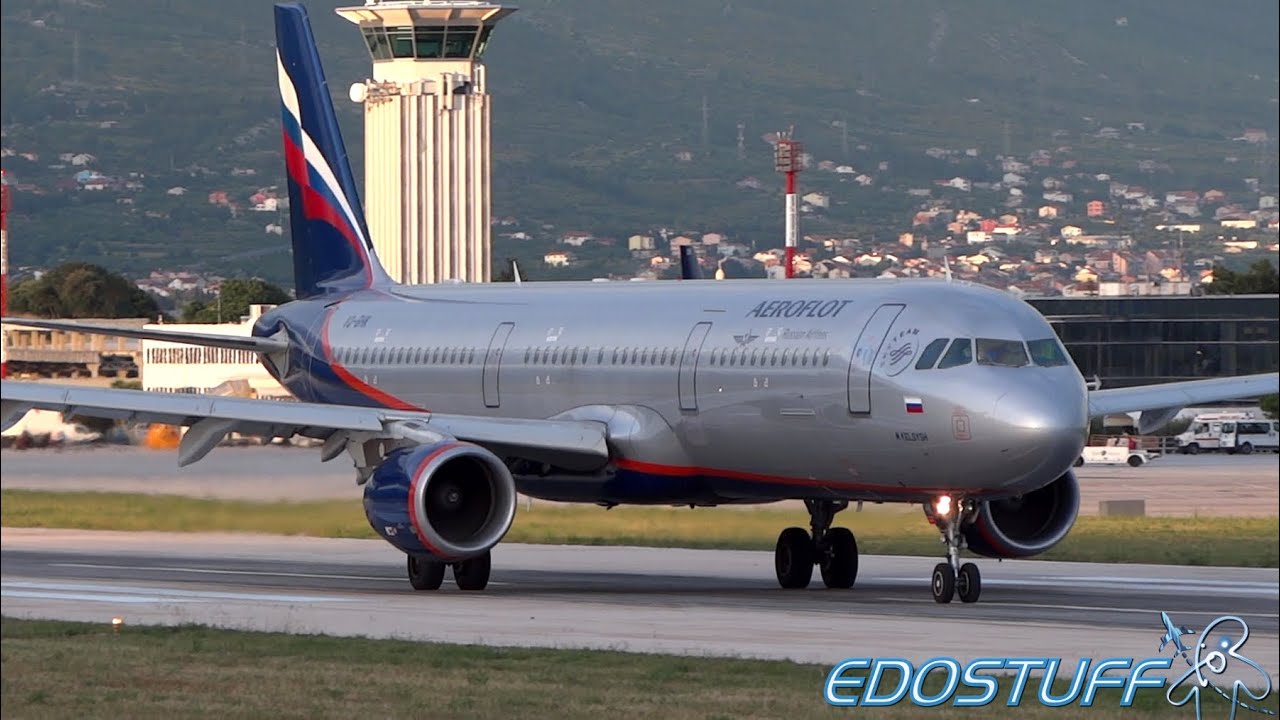 Aeroflot - Airbus A321-211 VQ-BHK - Takeoff from Split airport SPU/LDSP