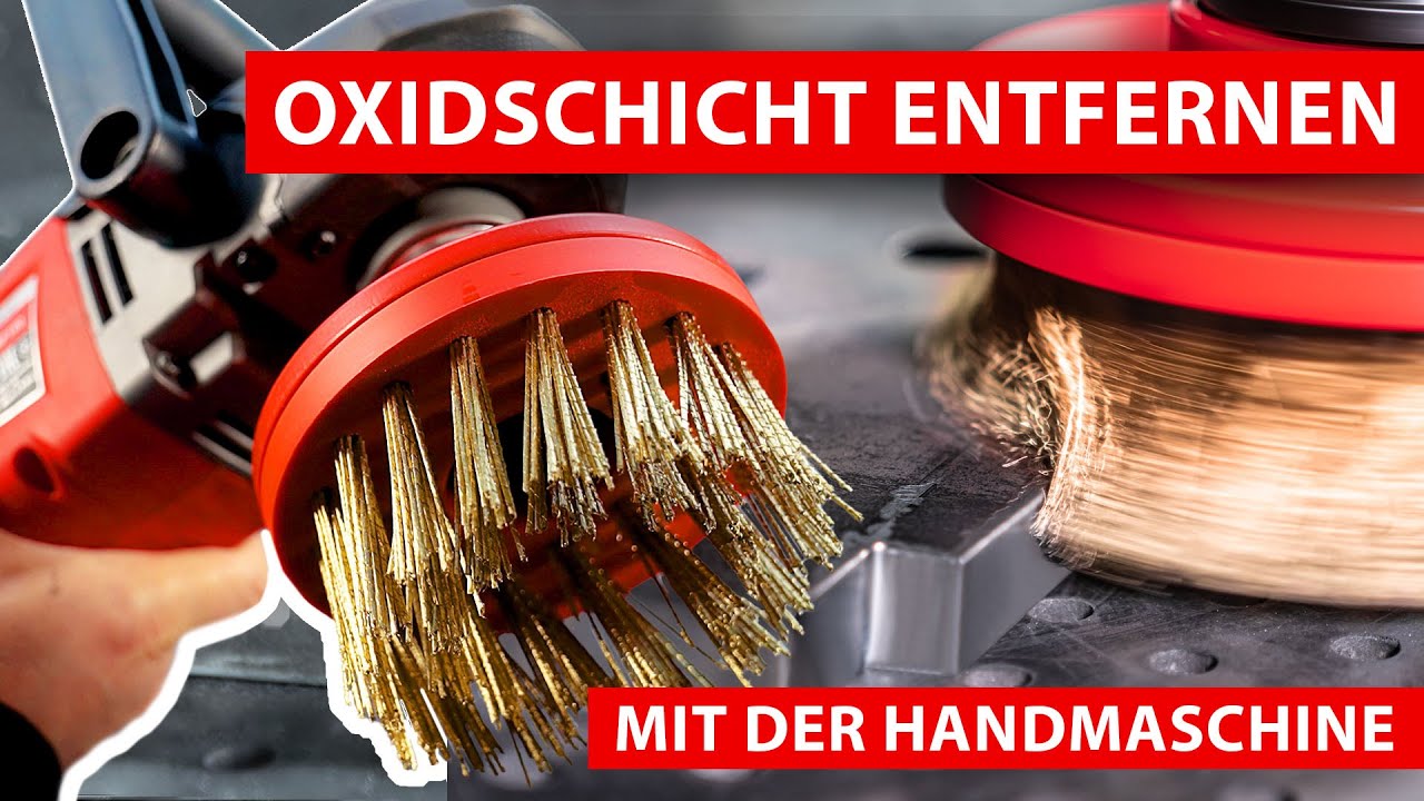 Oxidschicht entfernen leicht gemacht - boeck Werkzeuge auf handgeführten Maschinen
