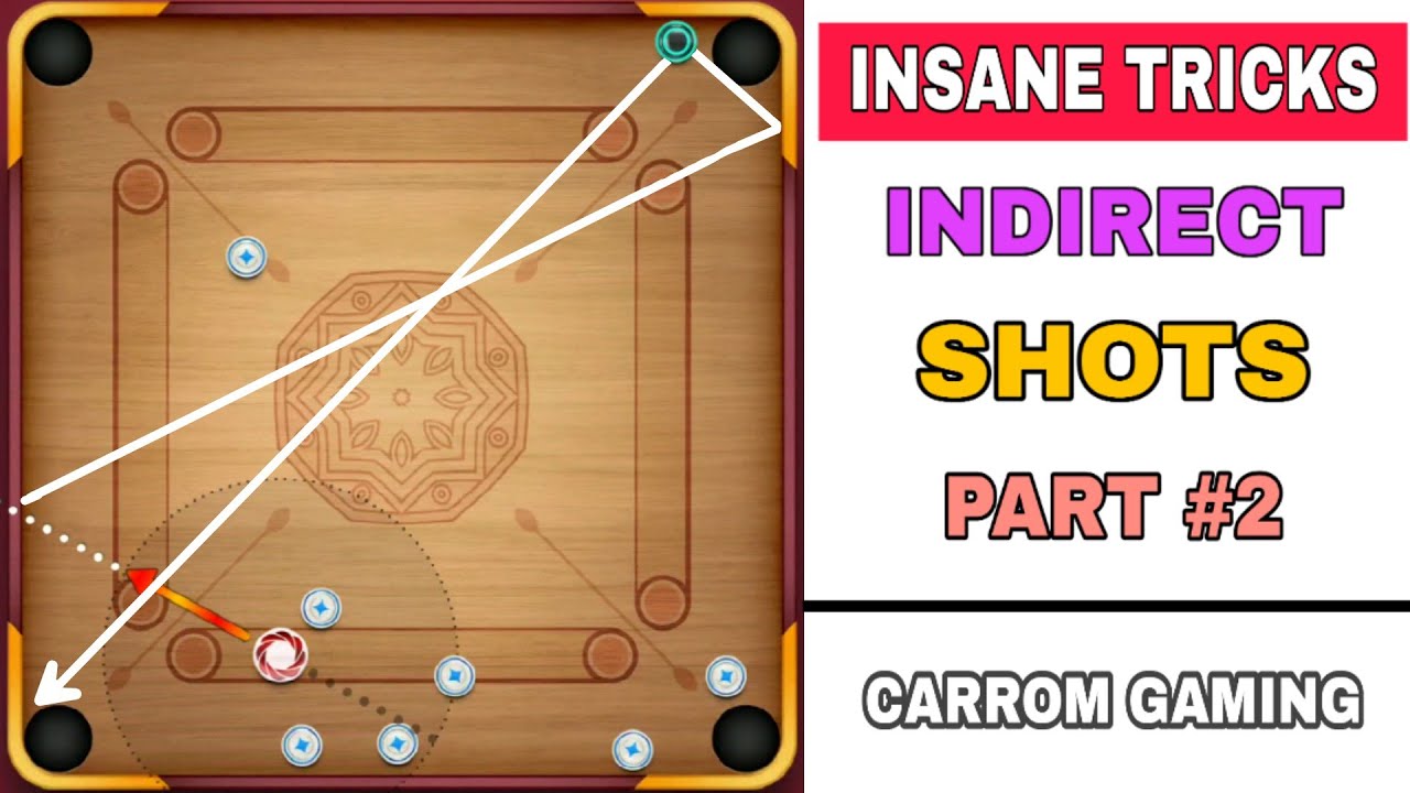 CARROM POOL : Indirect Trick Shots | Part #2 | Carrom Gaming
