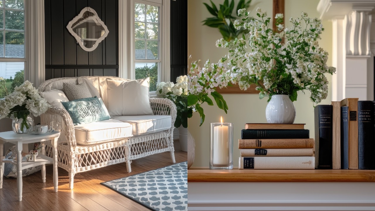 🏡 Thrifted DIY Vintage Cottage Farmhouse Decor | Cozy & Budget-Friendly Home Styling Tips