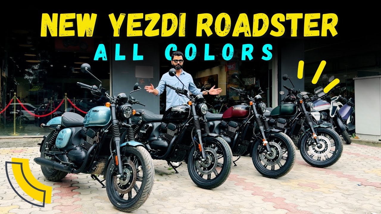 New Yezdi Roadster All Colors First Look | Motorxone