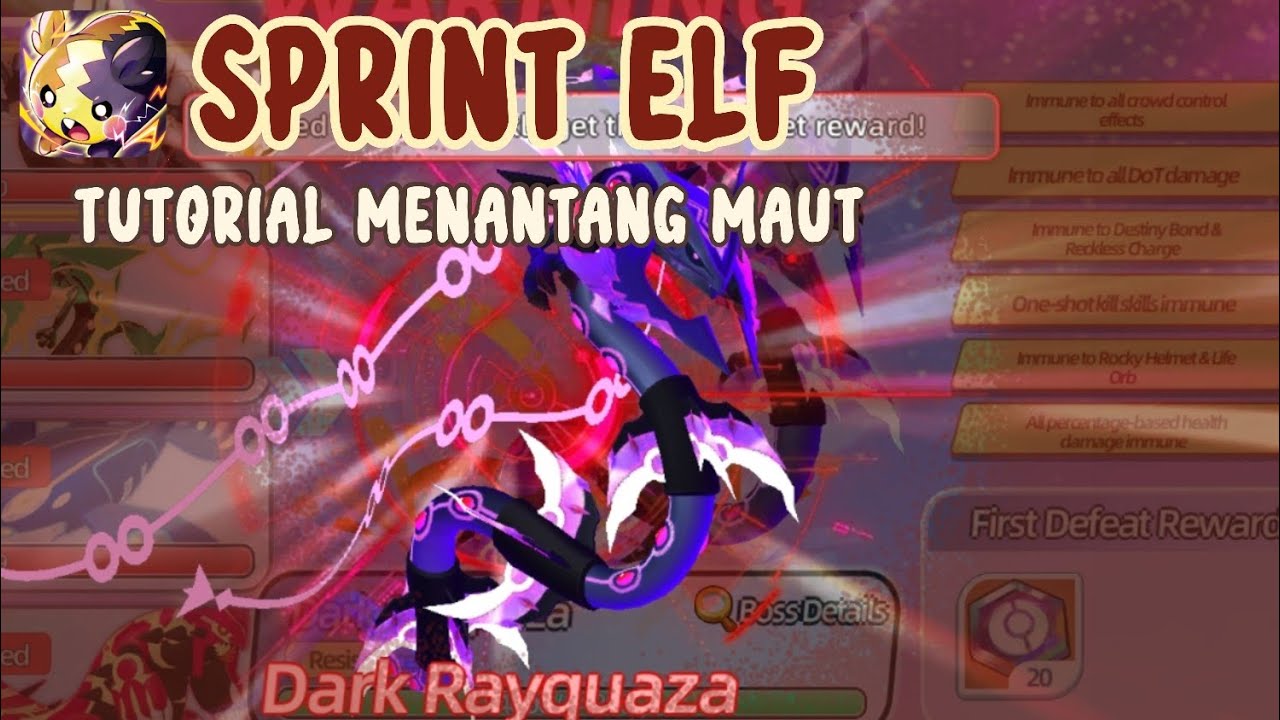 Elf Pioneer || How to defeat dark Ray boss ? Mungkinkah tanpa dynamax ???  Let's do dis 🤫🤫 