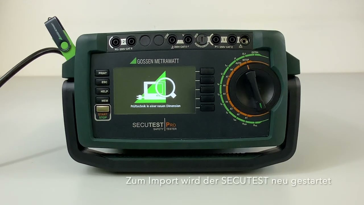 Umstellung des SECUTEST ST PRO auf die neuen Normen DIN EN 50678 UND DIN EN 50699