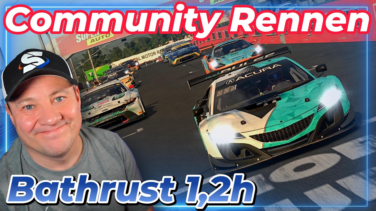 iRacing LIVE | 🏁 Schalli's Community Rennen – Bathurst 1.2 Stunden