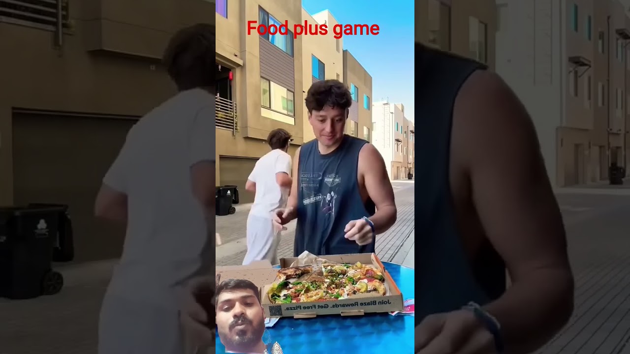 Food plus game | eating spicy food and funny game 🎯 | pizza game | #food #snapchatstory