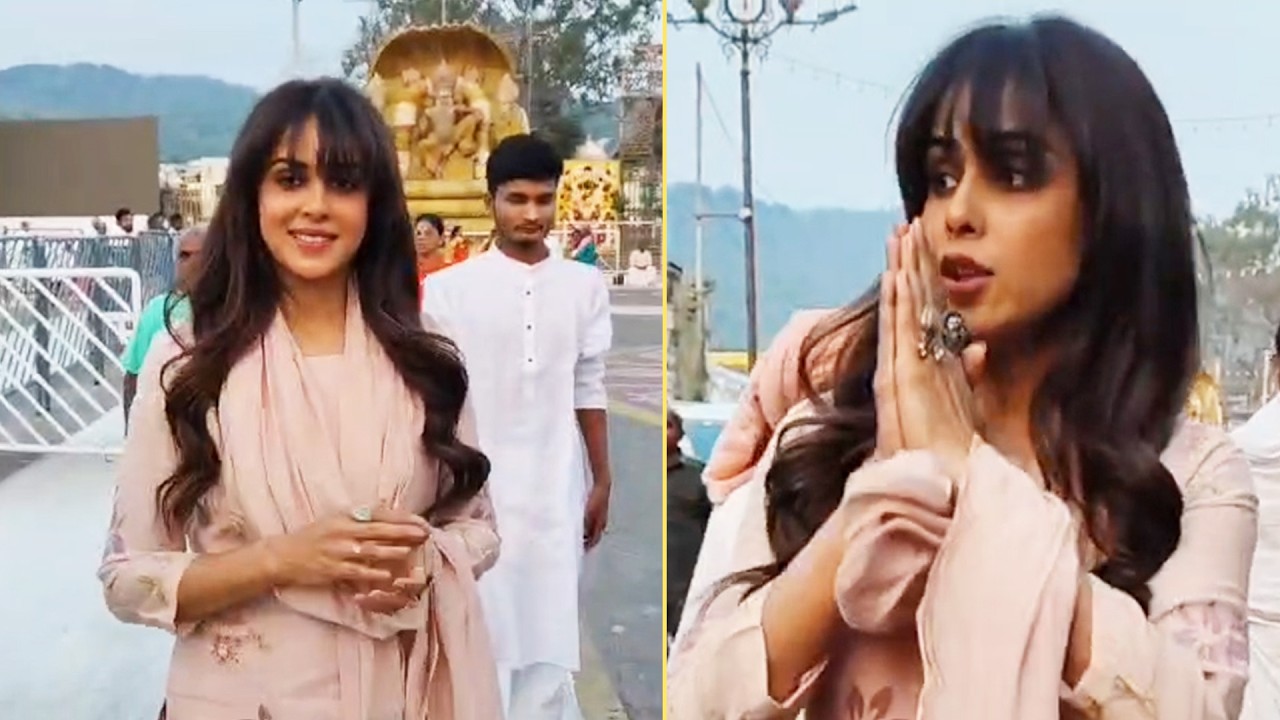 Genelia D&rsquo;Souza at Tirumala Temple | Divine Darshan Moments | @TodayStarsMedia