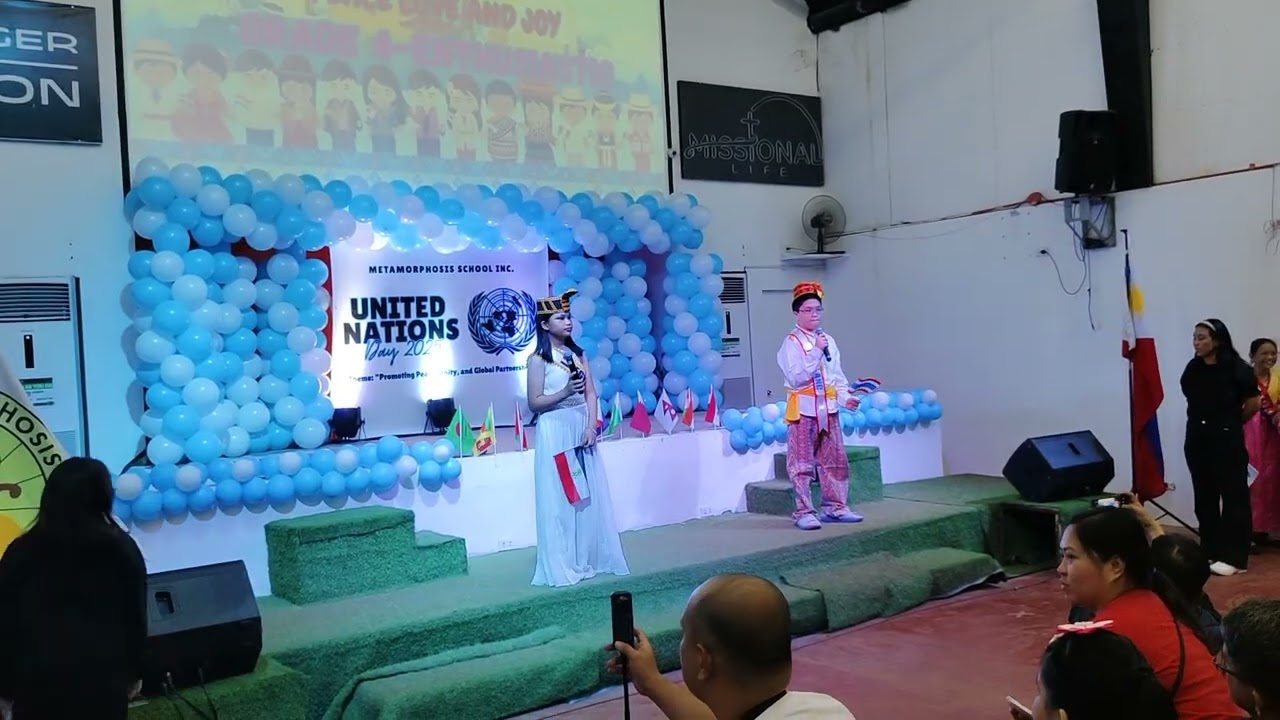 UNITED NATIONS 2025 PEACE LOVE & JOY MET SCHOOL