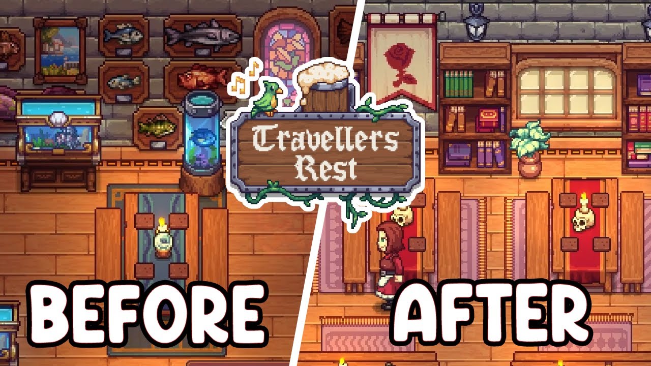 3 Hours of Transforming My Tavern - Inside and Out! (No Voiceover) | TRAVELLERS REST