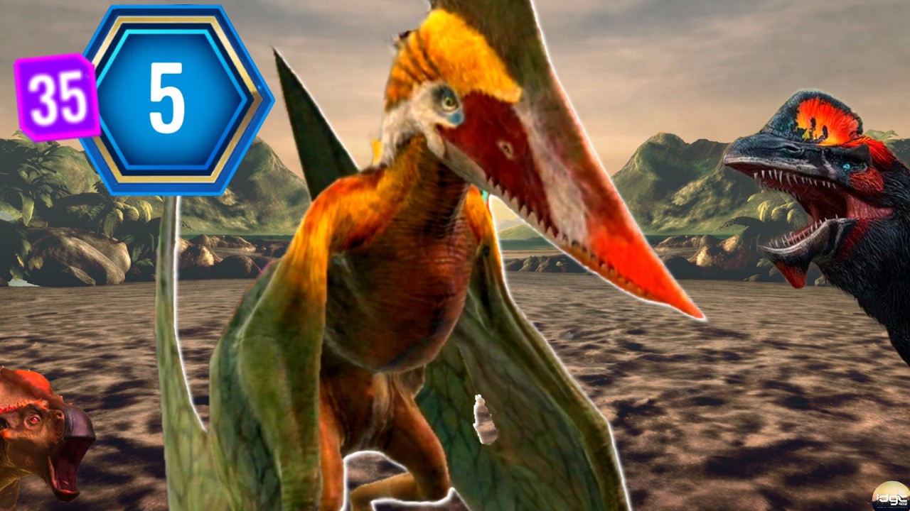 Nyctopteryx ET5 Level 35 Bleeding the Shores | Jurassic World Alive PvP