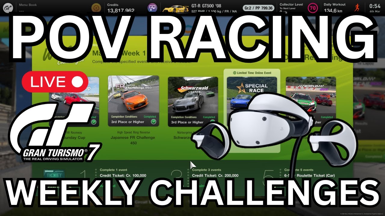 🔴 POV ONBOARD RACING | Weekly Challenges | GT7
