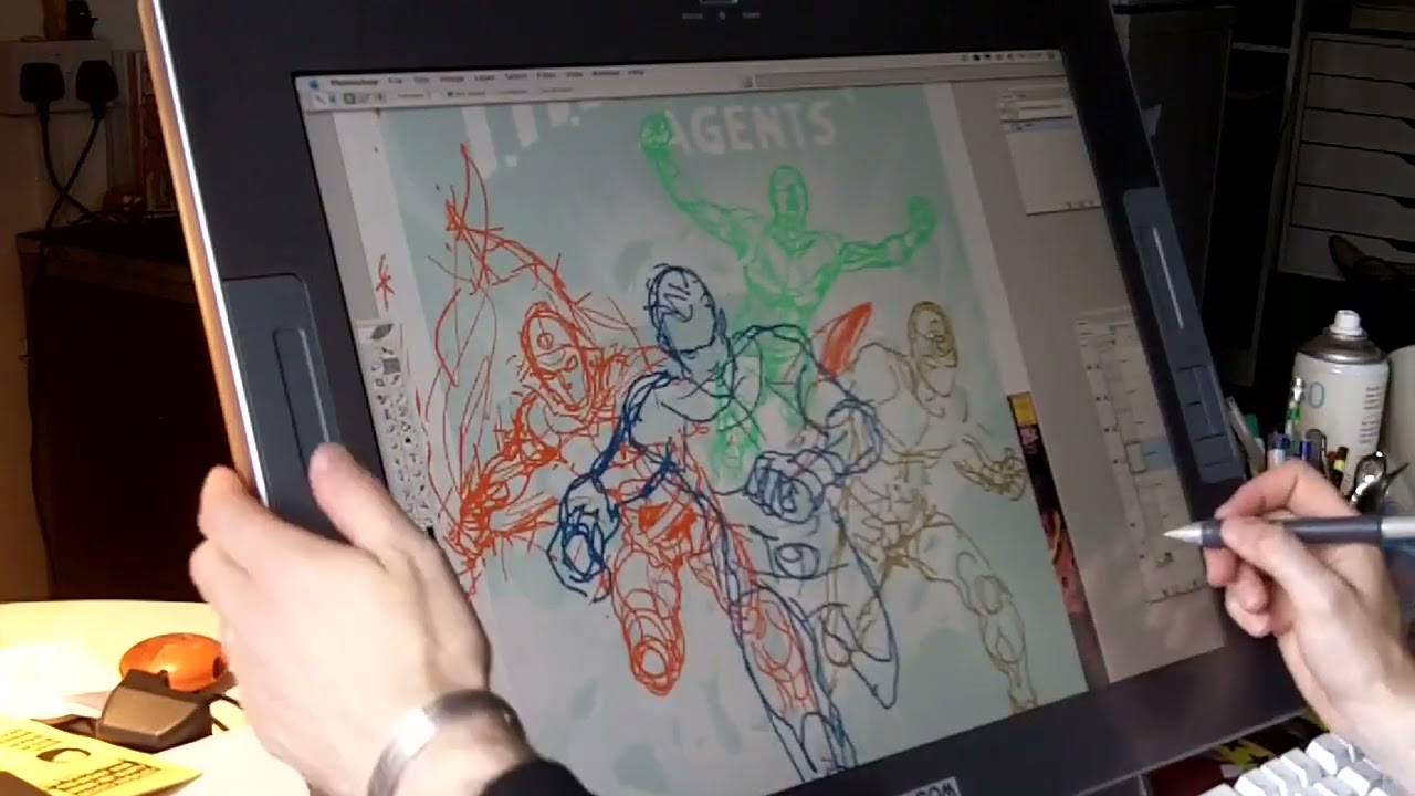 Frank Quitely's Digital Drafting (REUPLOAD)