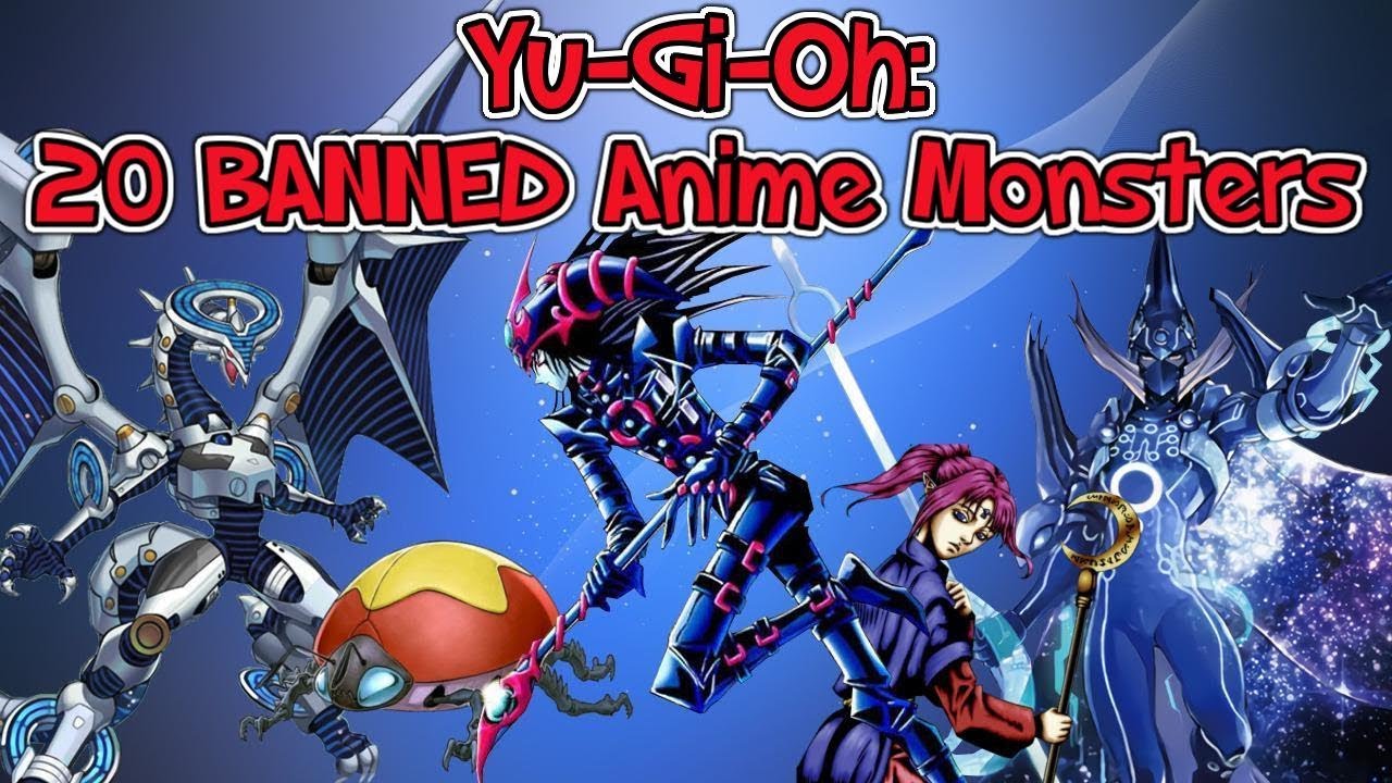 Yu-Gi-Oh: 20 Monsters from the Anime that were BANNED in real life!