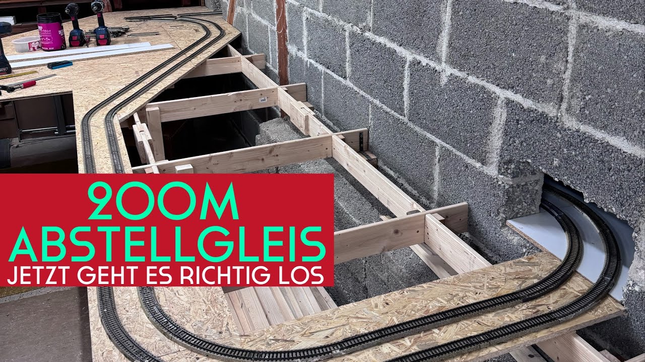 Teil 17 / Jetzt geht es richtig los! / Der Bau einer großen Modelleisenbahn