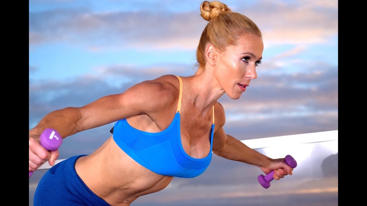 20 Min HIIT // TABATA Workout with Weights // Arms Back Shoulder