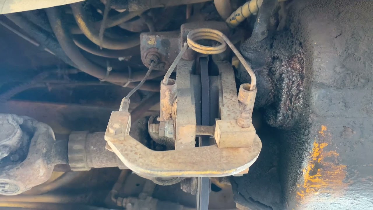 JCB 3CX handbrake service