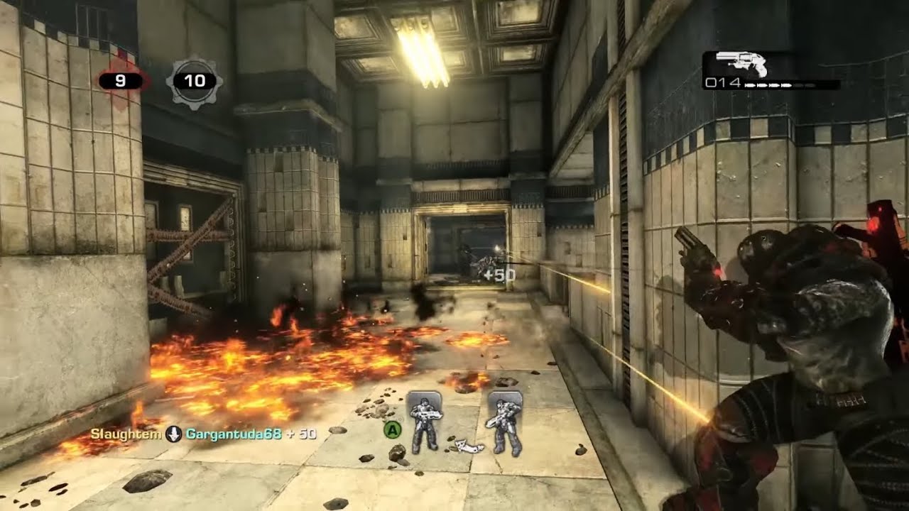 INSANE 27 KILL CLUTCH AGAINST TRYHARDS - GEARS OF WAR 3